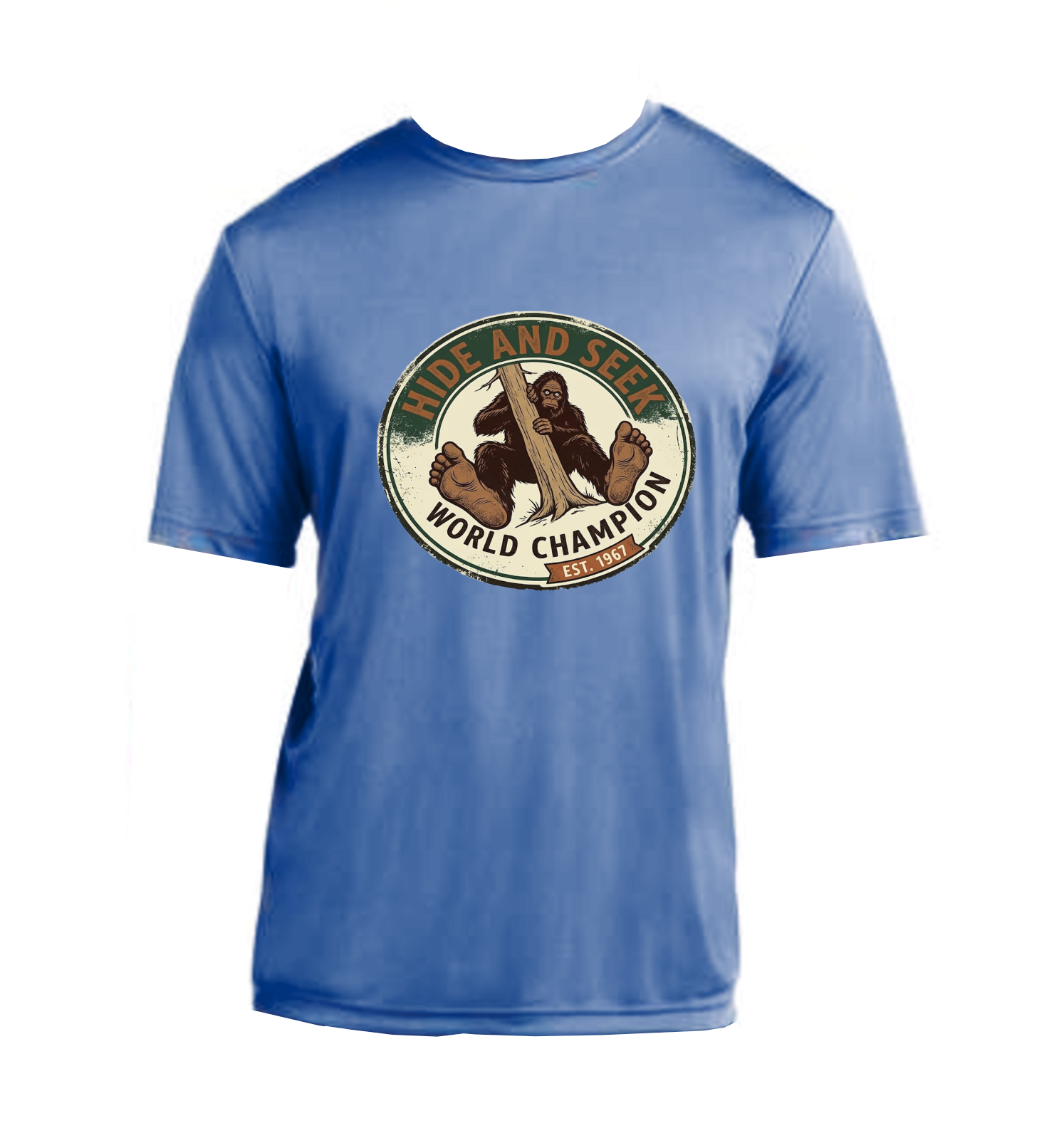 Bigfoot Hide and Seek Champ - Performance T-Shirt
