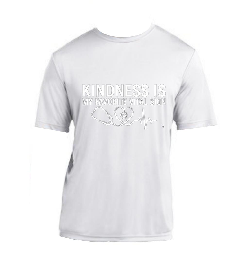 Kindness is My Favorite Vital Sign - Performance T-Shirt