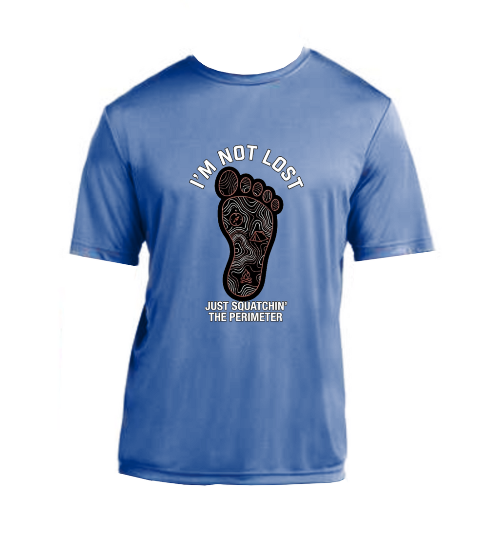 Squatchin' The Perimeter - Performance T-Shirt