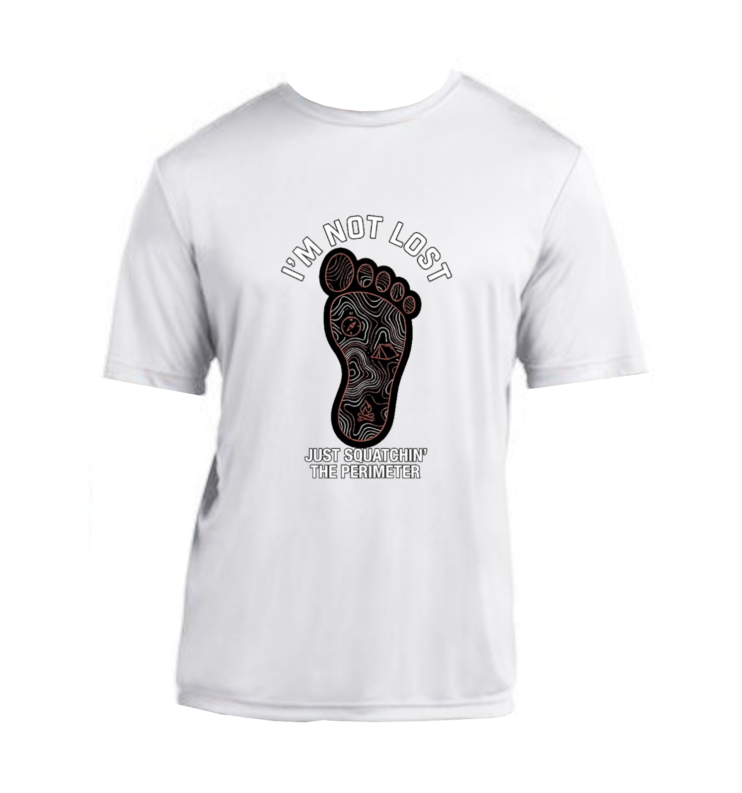 Squatchin' The Perimeter - Performance T-Shirt